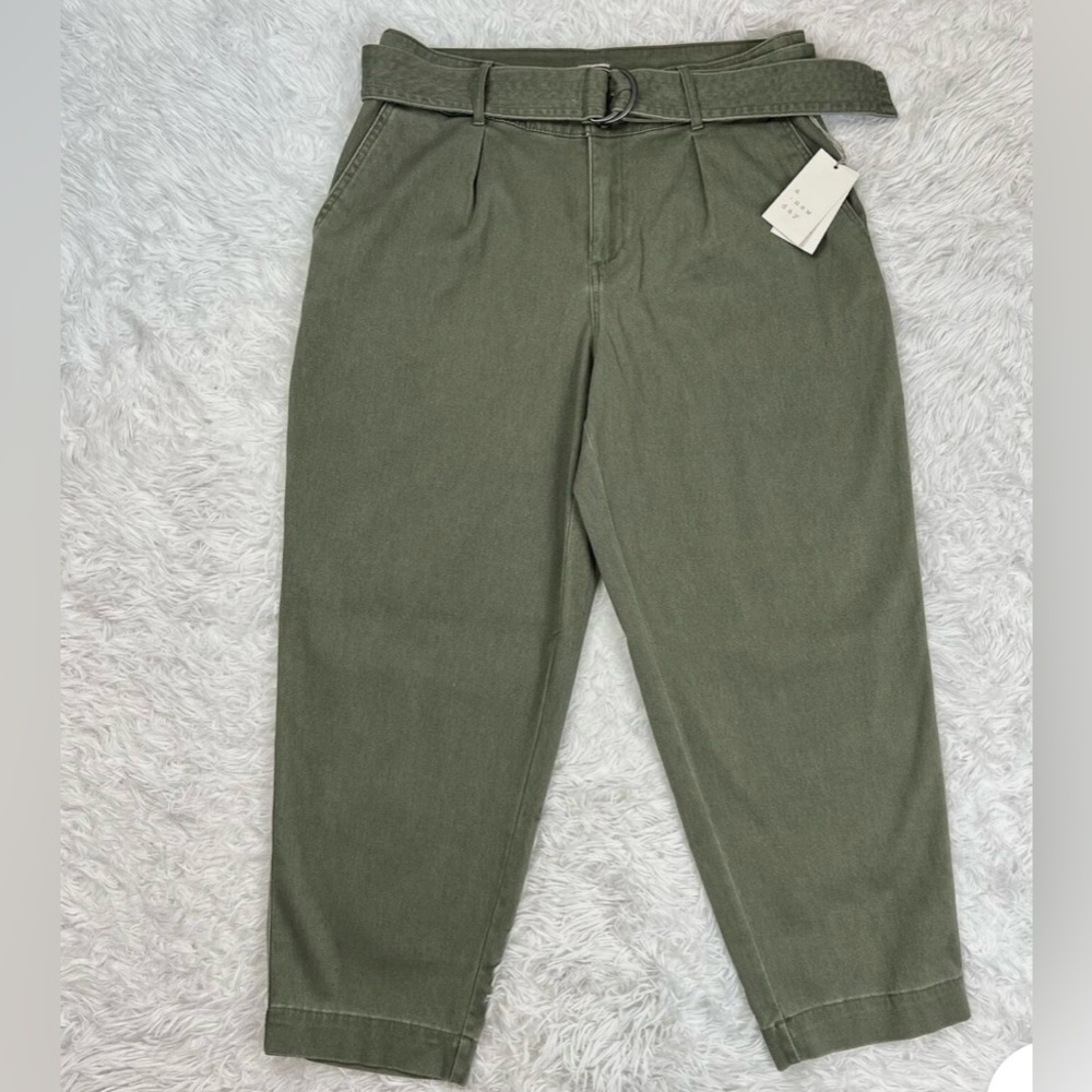 A New Day Paper Bag Pants- High Rise